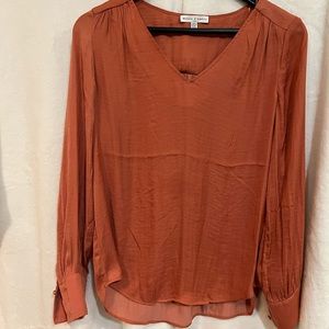 Maison d’Amelie NWOT XS orange blouse